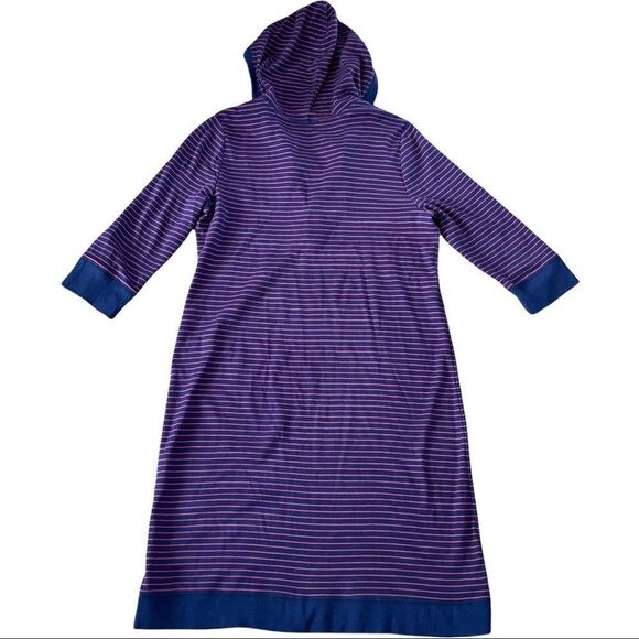 LRL Ralph Lauren Hoodie Sweater Striped Dress Sz XLARGE - Picture 3 of 12
